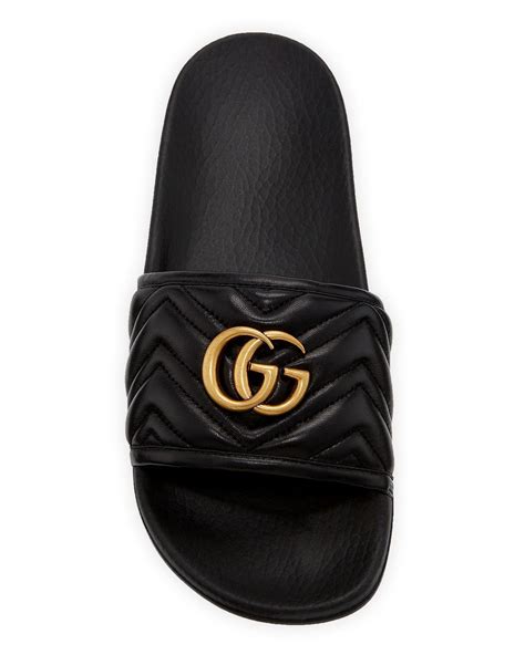 lyst gucci slides|Gucci Flat sandals for Women .